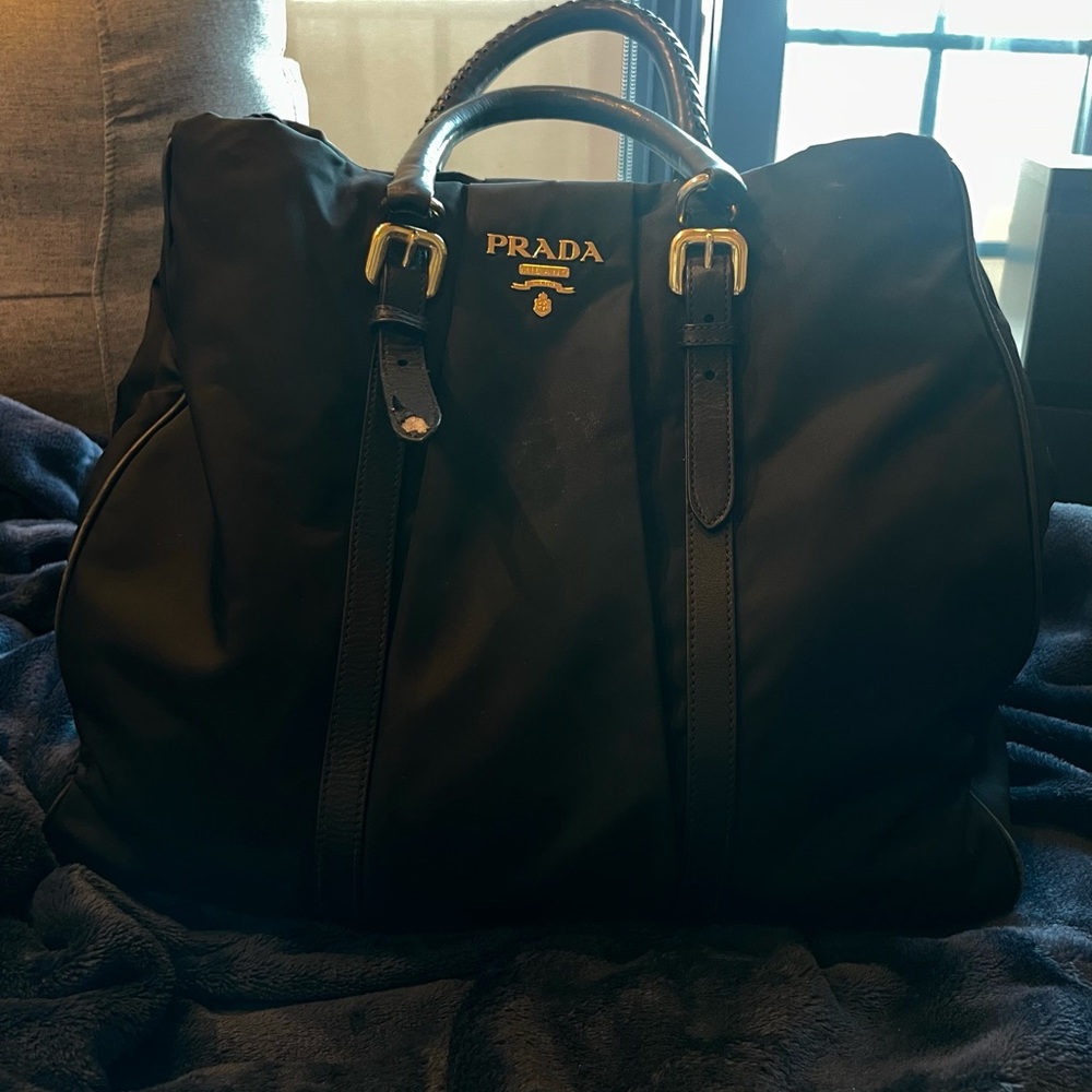 Large Prada tote bag